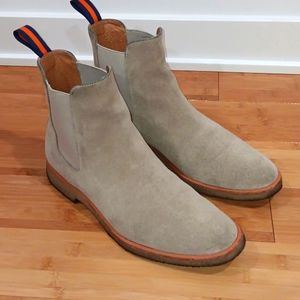 Tan Suade Chelsea Boots - New Republic
